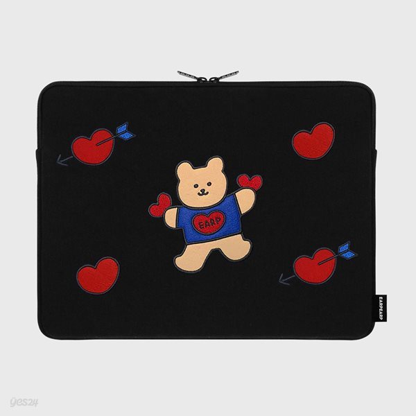 Bear heart-15inch notebook pouch(15인치노트북 파우치)