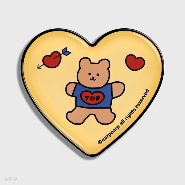 Bear heart-creamyellow(hearttoktok)
