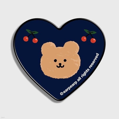 Dot cherry bear-navy(Ʈ)