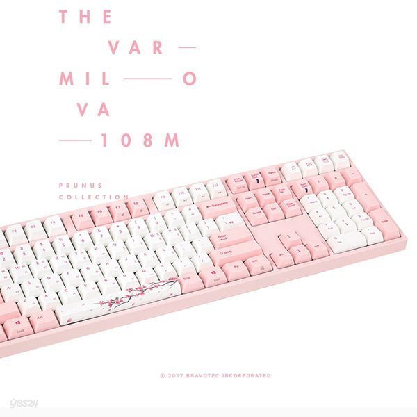 VARMILO VA108M 매화 컬렉션 PBT 염료승화 한글 (저소음적축)