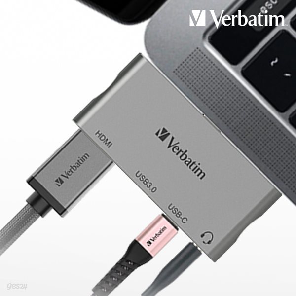 버바팀 4in1 C타입 HDMI USB 3.0 PD 충전 100W 미니 허브 아이패드 노트북 맥북 프로