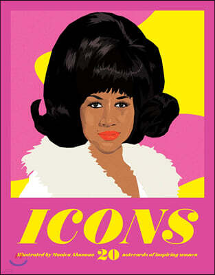 Icons Notecards : 20 Notecards of Inspiring Women : 영감을 주는 여성 20인 엽서 세트