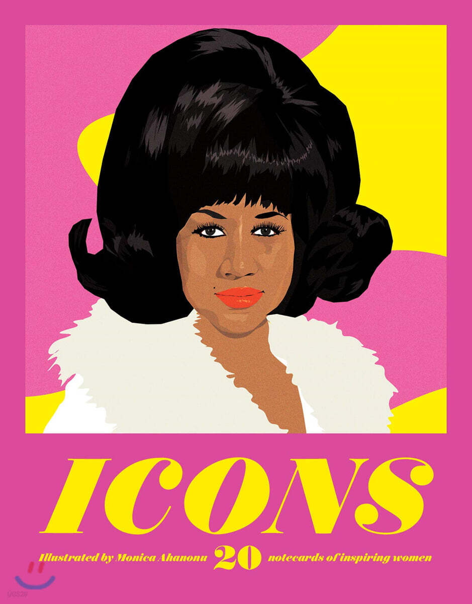 Icons Notecards : 20 Notecards of Inspiring Women : 영감을 주는 여성 20인 엽서 세트