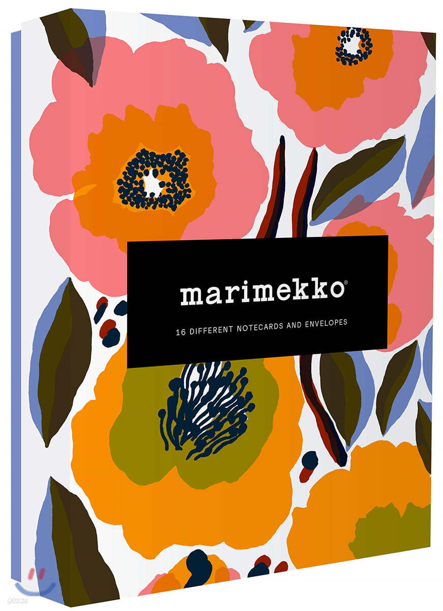Marimekko Kukka Notecards : 마리메꼬 꽃 엽서 세트