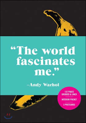 Andy Warhol Banana Journal with Postcard Set : صȦ Ʈ,  Ʈ