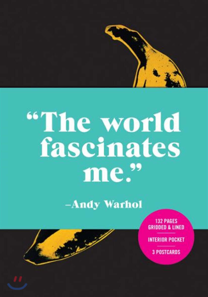 Andy Warhol Banana Journal with Postcard Set : 앤디워홀 노트, 엽서 세트