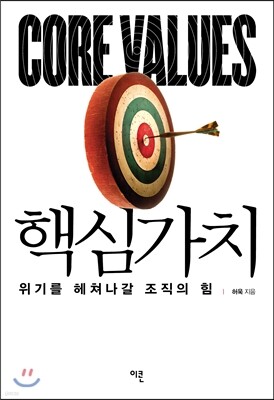 핵심가치 CORE VALUES 표지