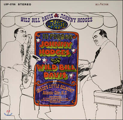 Wild Bill Davis, Johnny Hodges — Wild Bill Davis And Johnny Hodges (와일드 빌 데이비스 앤 조니 호지스) - In Atlantic City 앨범 커버