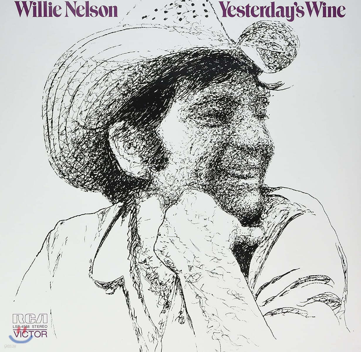 Willie Nelson (윌리 넬슨) - Yesterday's Wine [LP]