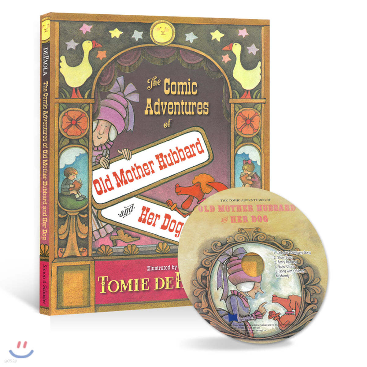 [노부영] Comic Adventures of Old Mother Hubbard and Her Dog (원서 &amp; CD)