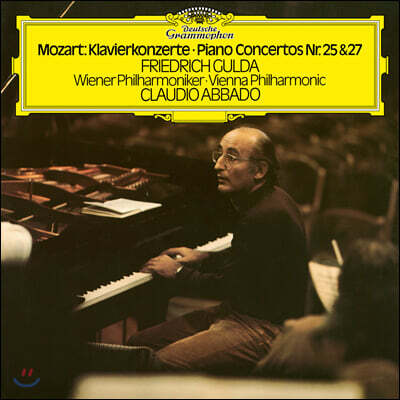 Friedrich Gulda, Claudio Abbado — Friedrich Gulda / Claudio Abbado 모차르트: 피아노 협주곡 25, 27번 (Mozart: Piano Concertos K503, 595) 앨범 커버