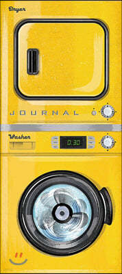 Vintage Washer/Dryer Journal : 빈티지 세탁기/ 건조기 커버 유선 노트