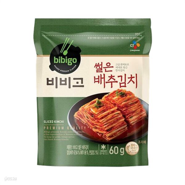 비비고 썰은배추김치 60g