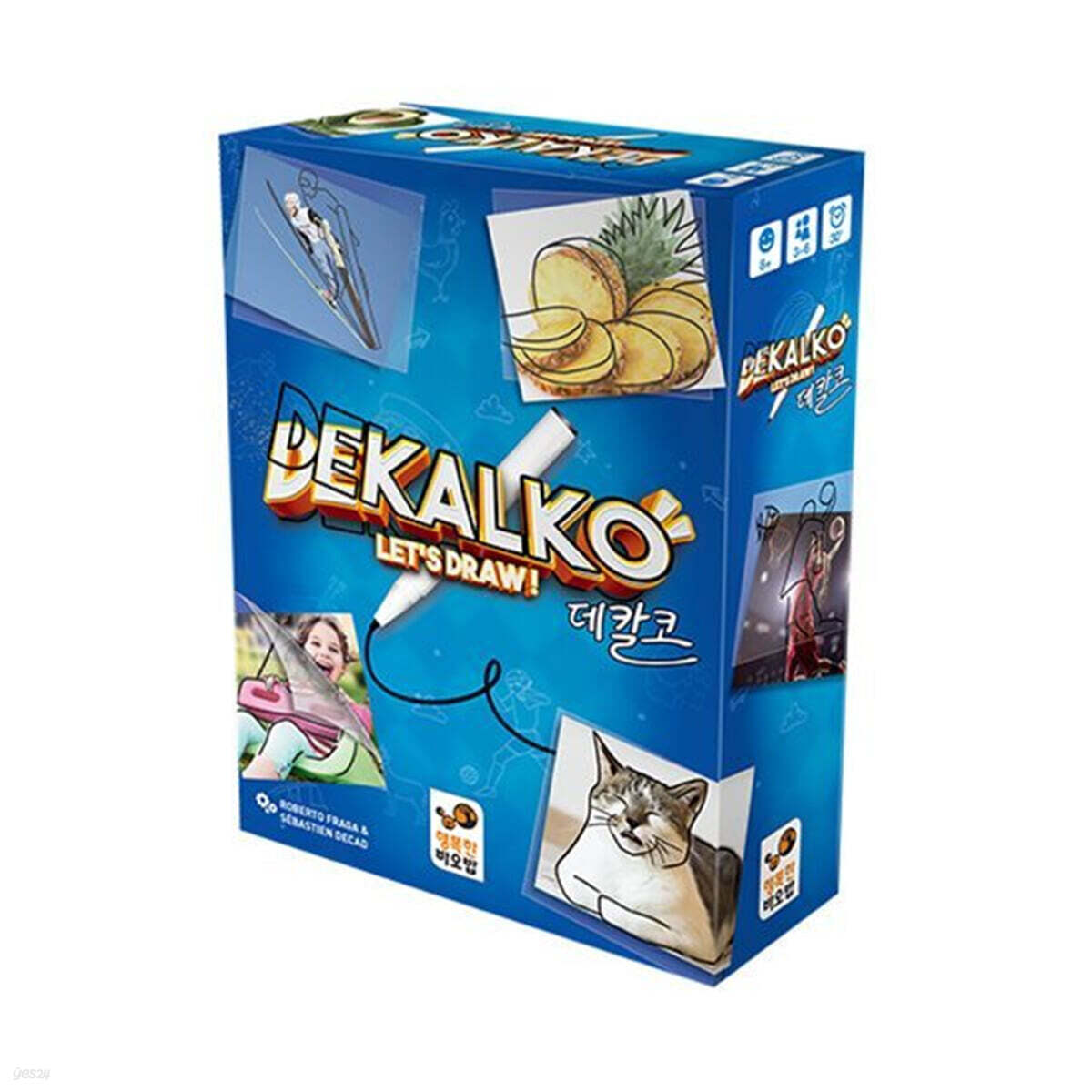 [YES24배송][25%할인!] 온가족이 다 함께 즐기는 보드게임_데칼코[8세이상]