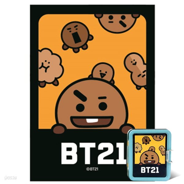 108피스 BT21 틴케이스 슈키 DW742933