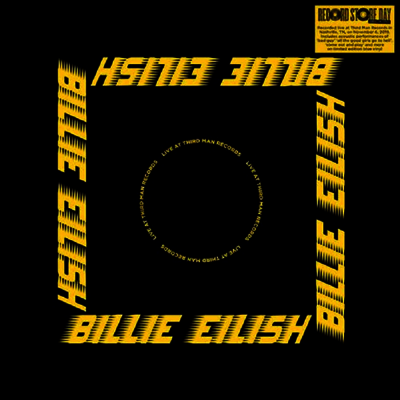 Billie Eilish — Live At Third Man Records (2020 RSD) 앨범 커버