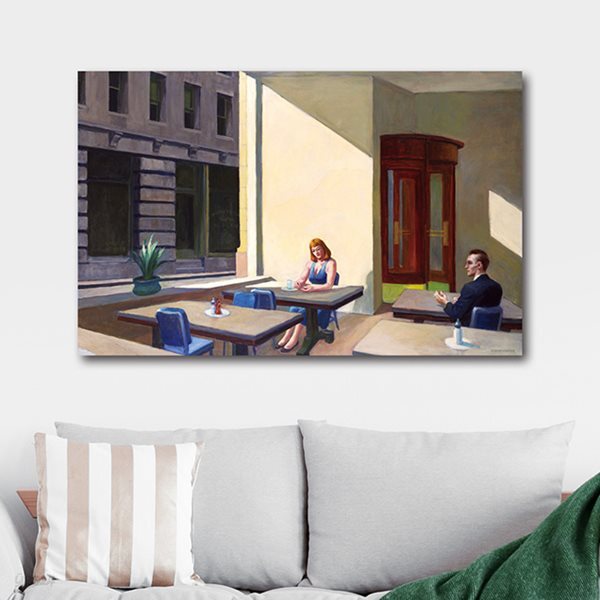 캔버스액자 명화 애드워드 호퍼 cafeteria D타입 35x55cm