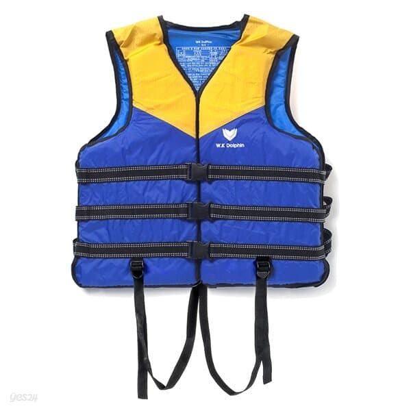 국산 돌핀 오렌지 구명조끼(XL) 수영 부력보조복