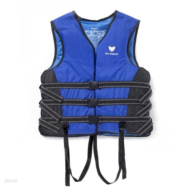 국산 돌핀 블루 구명조끼(XL) 수영 부력보조복
