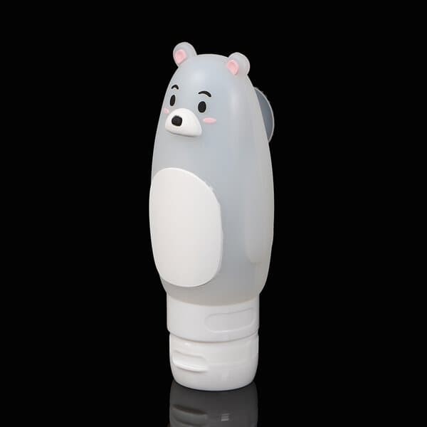 무핀 북극곰 실리콘 리필용기/90ml 여행용 화장품용기