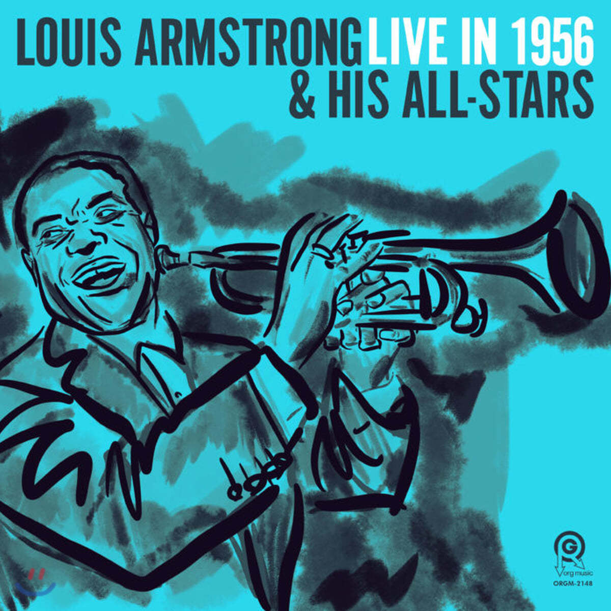 Louis Armstrong & His All-Stars (루이 암스트롱 앤 히즈 올스타즈) - Live in 1956 [아쿠아 컬러 LP]