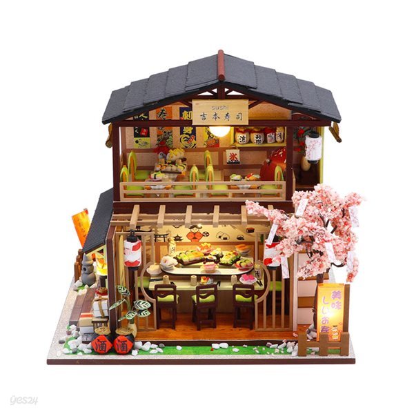 DIY 미니어처 풀하우스 - 초밥집
