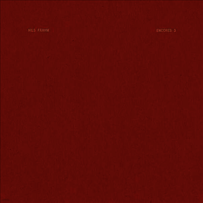 Nils Frahm — Encores 3 (MP3 Download) 앨범 커버
