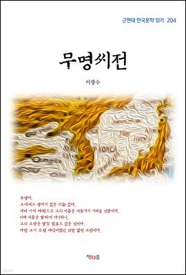 이광수 무명씨전 (근현대 한국문학 읽기 204)