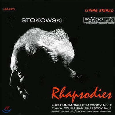 Leopold Stokowski 리스트: 헝가리안 랩소디 2번 / 에네스쿠: 루마니아 랩소디 (Rhapsodies - Liszt / Enesco / Smetana) [2LP]