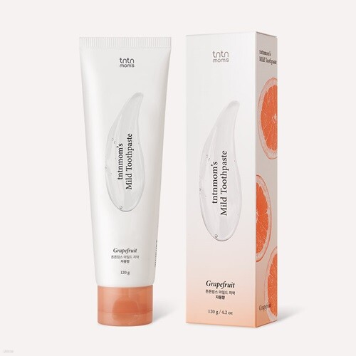 튼튼맘스 임산부 무불소 치약 120g (자몽향)