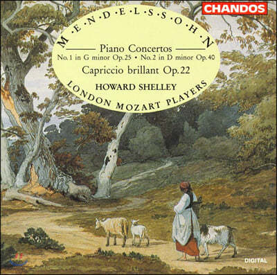 Howard Shelley ൨: ǾƳ ְ 1, 2 (Mendelssohn: Piano Concerto Op. 25, 40)
