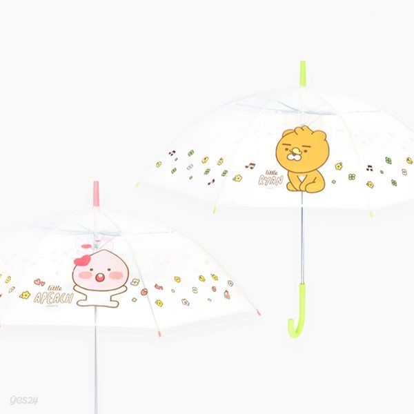카카오 리틀프렌즈 자동 투명 우산