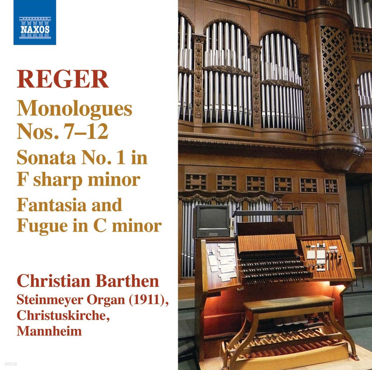 Christian Barthen 막스 레거: 오르간 작품집 13집 - 환상곡과 푸가, 독백, 소나타 1번 (Max Reger: Organ Works Vol. 13 - Monologues Nos. 7-12, Sonata No.1, Fantasia and Fugue in C minor