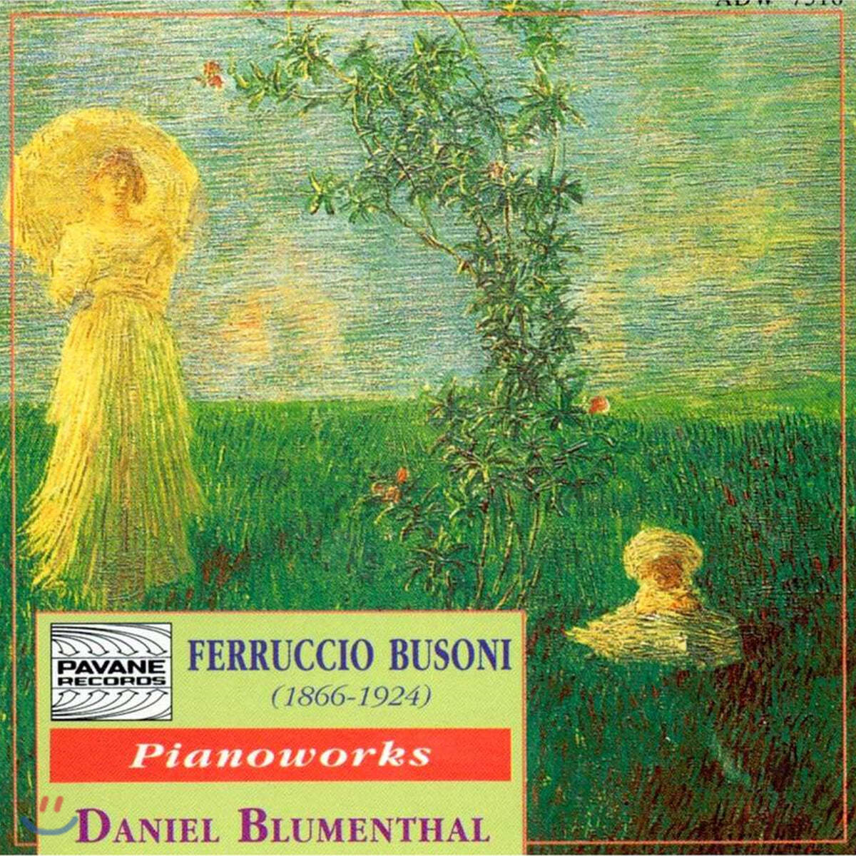 Daniel Blumenthal 페루치오 부조니: 피아노 작품집 (Ferruccio Busoni: Piano Works)