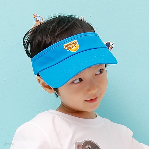 정글비트 아동선캡 (블루,핑크)