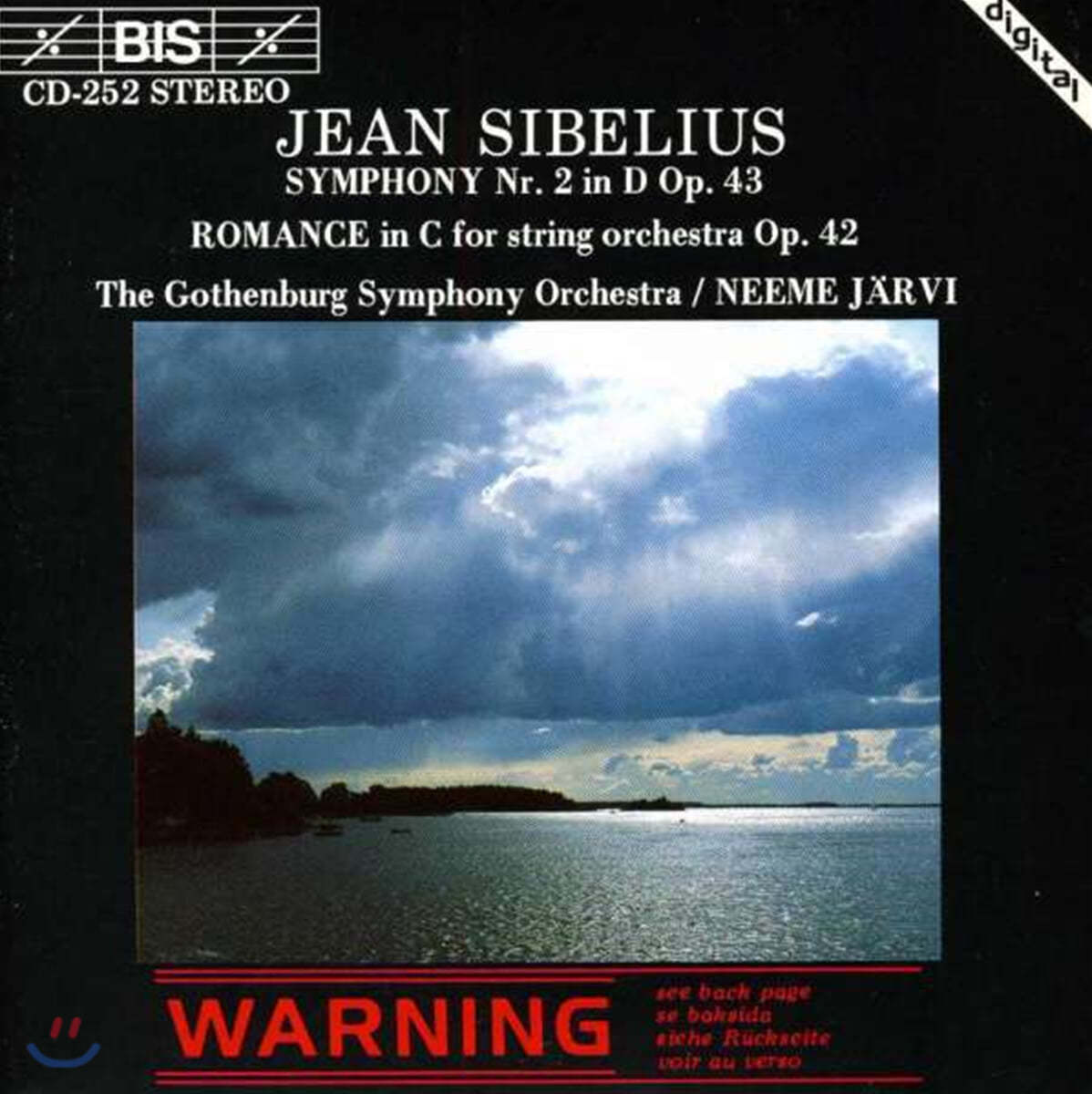 Neeme Jarvi 시벨리우스: 교향곡 2번, 로망스 (Sibelius: Symphony Op.43, Romance)