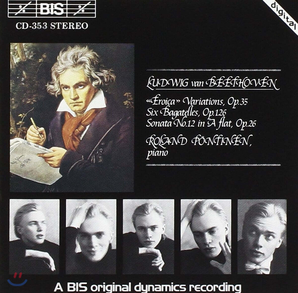 Roland Pontinen 베토벤: 에로이카 변주곡, 피아노소품, 소나타 (Beethoven: Piano Music)