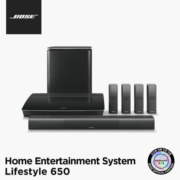 [BOSE] 보스 정품 Lifestyle 650 홈 엔터테인먼트 시스템 홈시어터