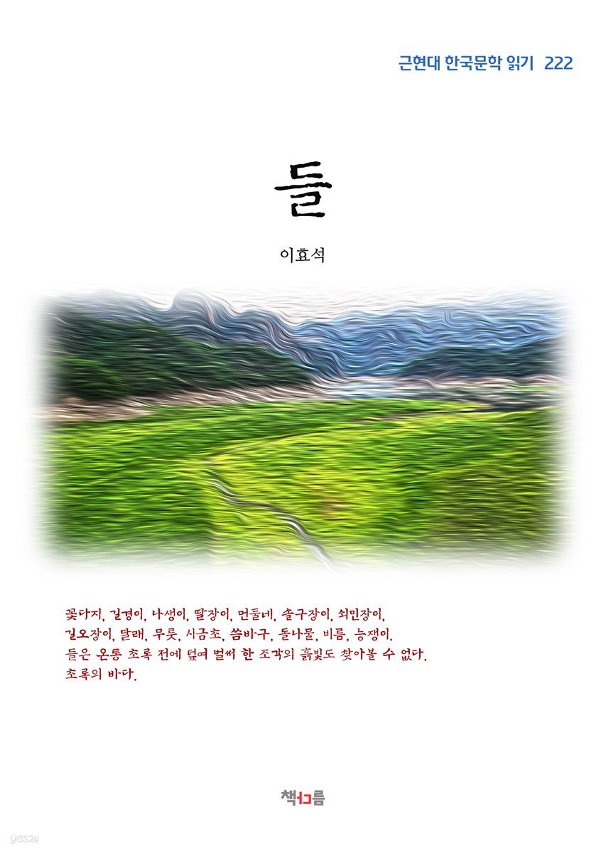 이효석 들 (근현대 한국문학 읽기 222)