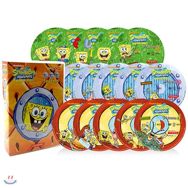 [DVD] SpongeBob SquarePants Season 1~3 보글보글 스폰지밥 시즌1~3집 15종 A세트