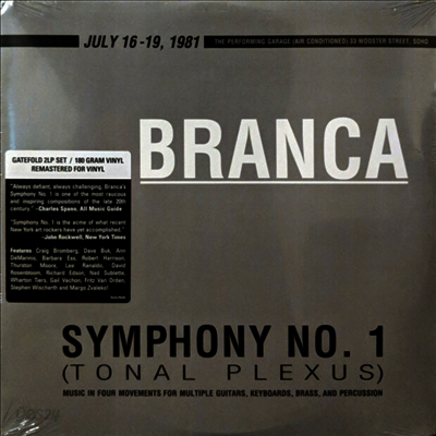 Glenn Branca - Symphony No. 1 (Tonal Plexus)(Gatefold)(180G)(2LP)