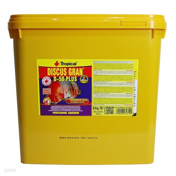 트로피칼 본사 - 디스커스 그랜 D50 플러스 bucket 10L / 4.4kg 무료배송 dbxhdrlgks : 2029.02