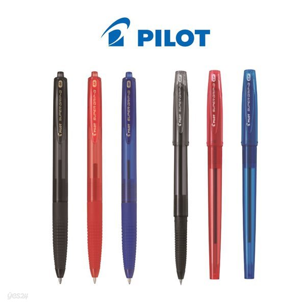 [알앤비]PILOT 파이롯트 슈퍼그립G SUPER GRIP G 볼펜