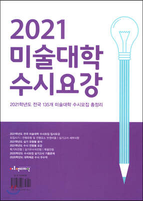 2021 미술대학 수시요강 (2020년)