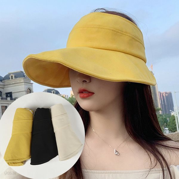 린버린 여성 자외선 햇빛차단 썬캡 모자