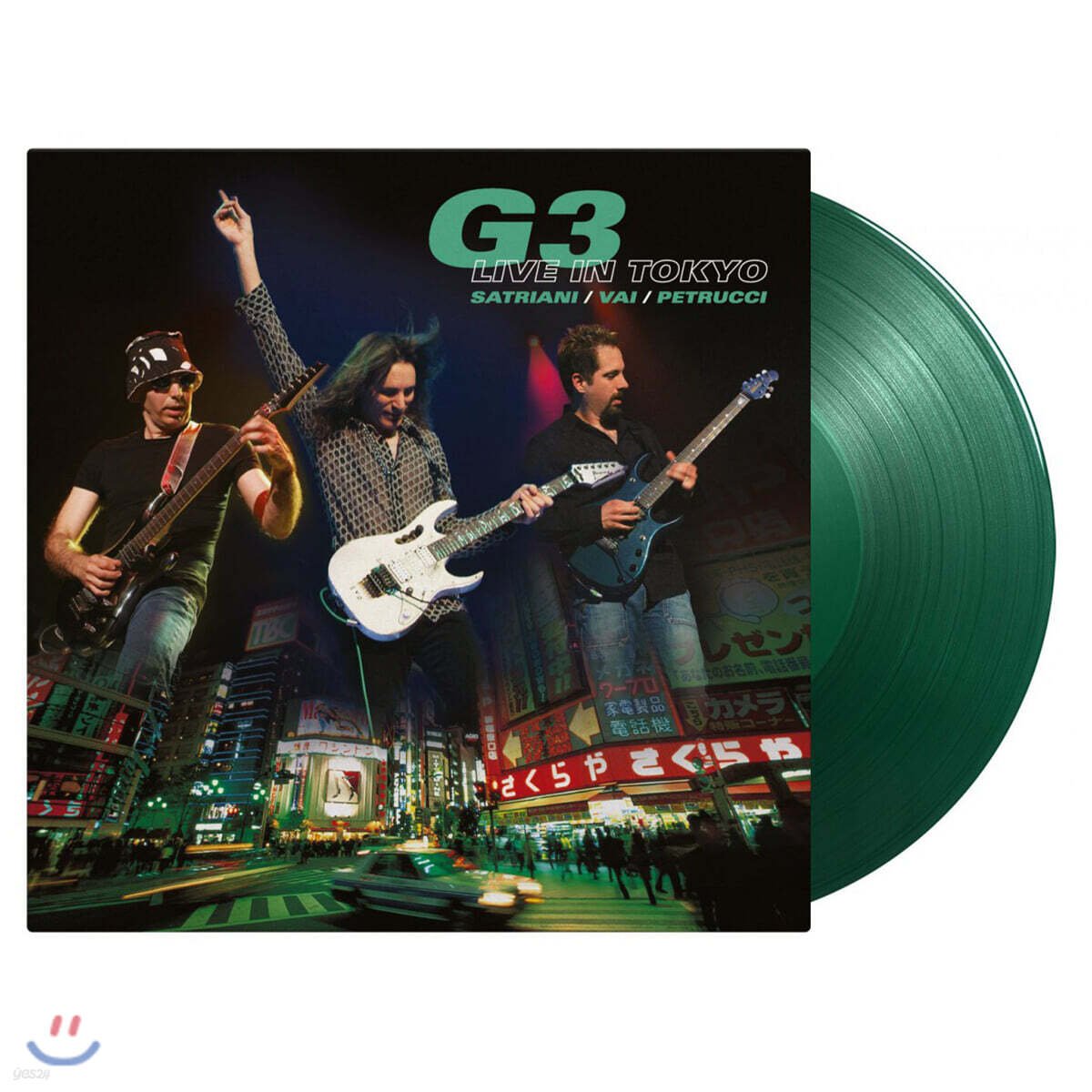 Joe Satriani / Steve Vai / John Petrucci - G3 Live In Tokyo 조 새트리아니, 스티브 바이, 존 페트루치 도쿄 라이브 [그린 컬러 3LP]