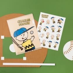 [peanuts] 미니 파일폴더&스티커 (4종)