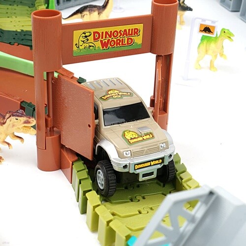 레츠토이 다이노파크 공룡 테마파크 트랙 만들기 미니카 레일장난감