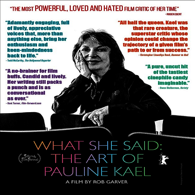 What She Said: The Art Of Pauline Kael (왓 쉬 세드: 아트 오브 폴린 카엘) (2018)(지역코드1)(한글무자막)(DVD)