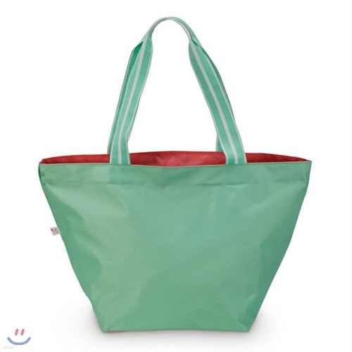 [ALL FOR COLOR] Color Block Tote ÷ Ʈ - Fresh Mint